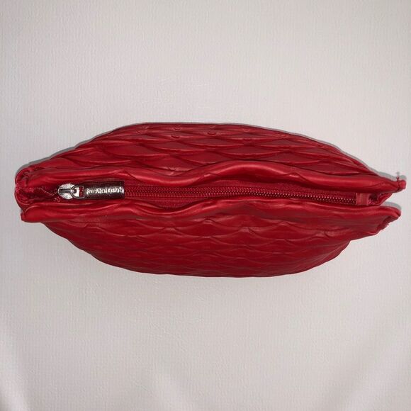 Red Scalloped Cosmetic Bag - Picture 10 of 13